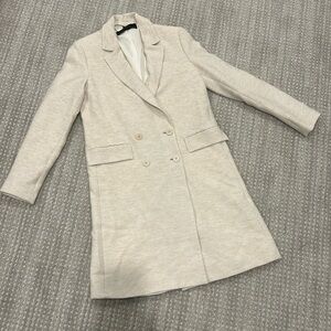 Zara Basic outerwear long trench coat